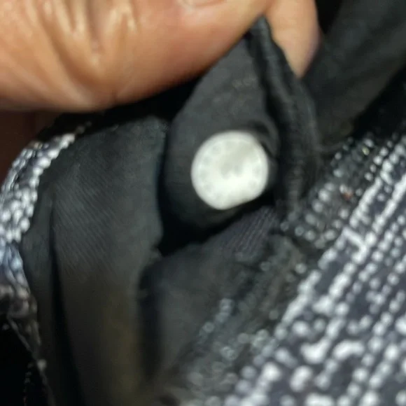 Lululemon Flow Y Bra *Nulu Twillines Ice Grey Black 2 - Picture 5 of 6